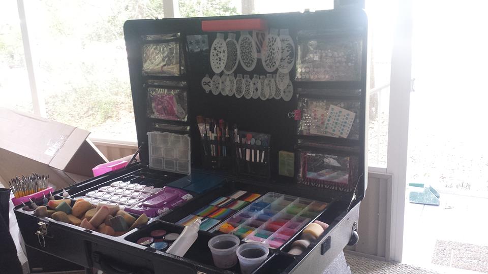 Facepainting Kits Artist Workstation Makeup Artist Kit CraftNGo